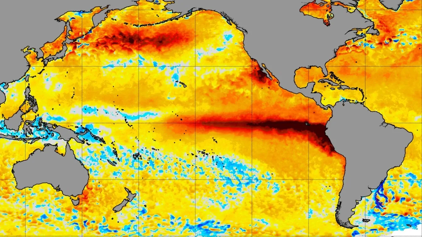 El Niño 2026-2027 terá 100% de chance de ser o mais intenso da história moderna