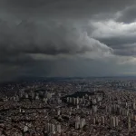 Frente fria avança com chuva e ar polar se aproxima