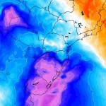 Ciclone intenso no Atlântico traz primeira massa de ar frio da primavera