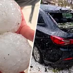 Granizo faz mais danos com alerta de novos temporais no Sul do Brasil