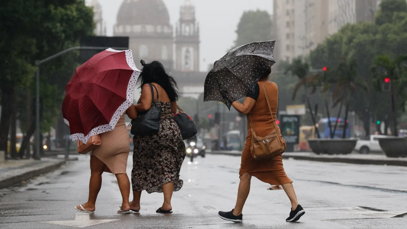 Foto de chuva no Rio de Janeiro 