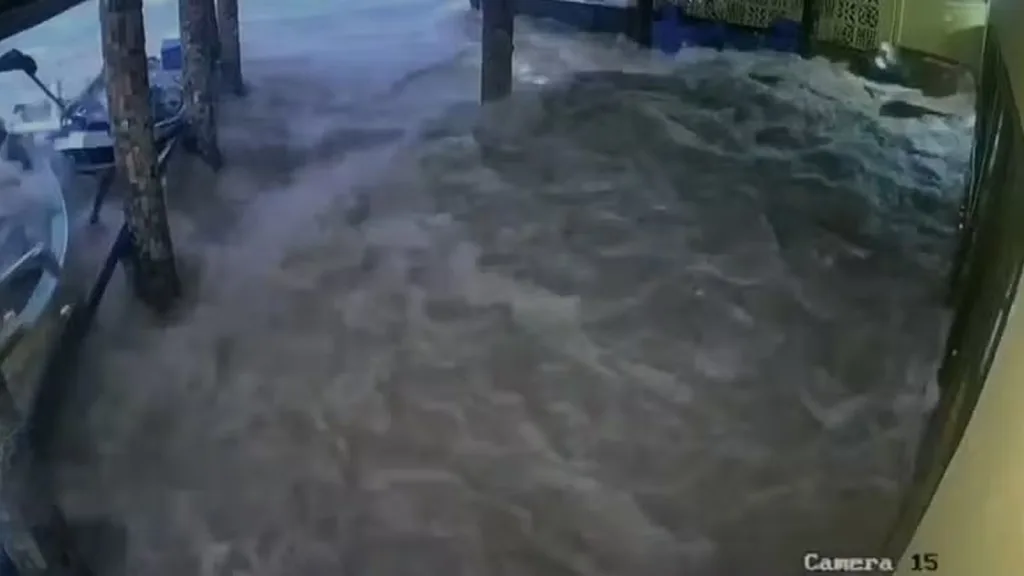 Tsunami meteorológico atinge dois estados do Sul do Brasil