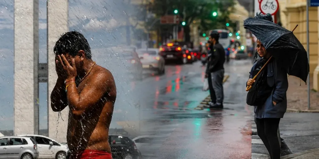 Semana de alto risco terá onda de calor, tempestades e chuva excessiva