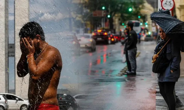 Semana de alto risco terá onda de calor, tempestades e chuva excessiva