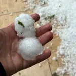 Granizo com tamanho até de ovos causa estragos no interior gaúcho