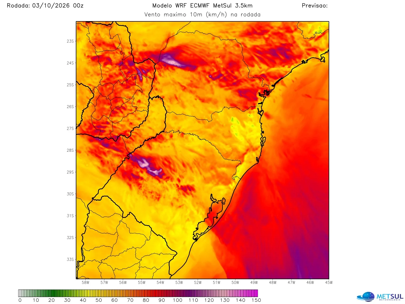 Mapa de vento
