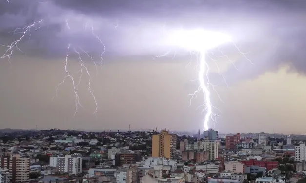 Sequência de dias de alto risco terá chuva excessiva e tempestades