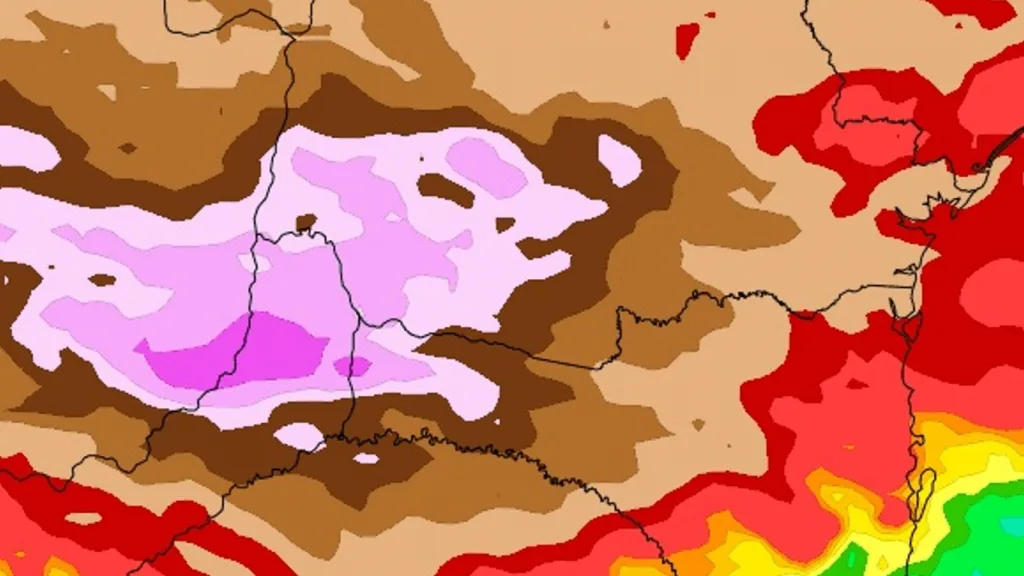 Semana de muita chuva no Sul do Brasil pode ter volumes até extremos