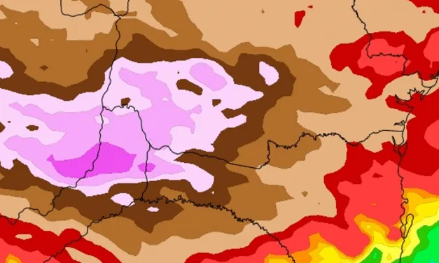 Semana de muita chuva no Sul do Brasil pode ter volumes até extremos