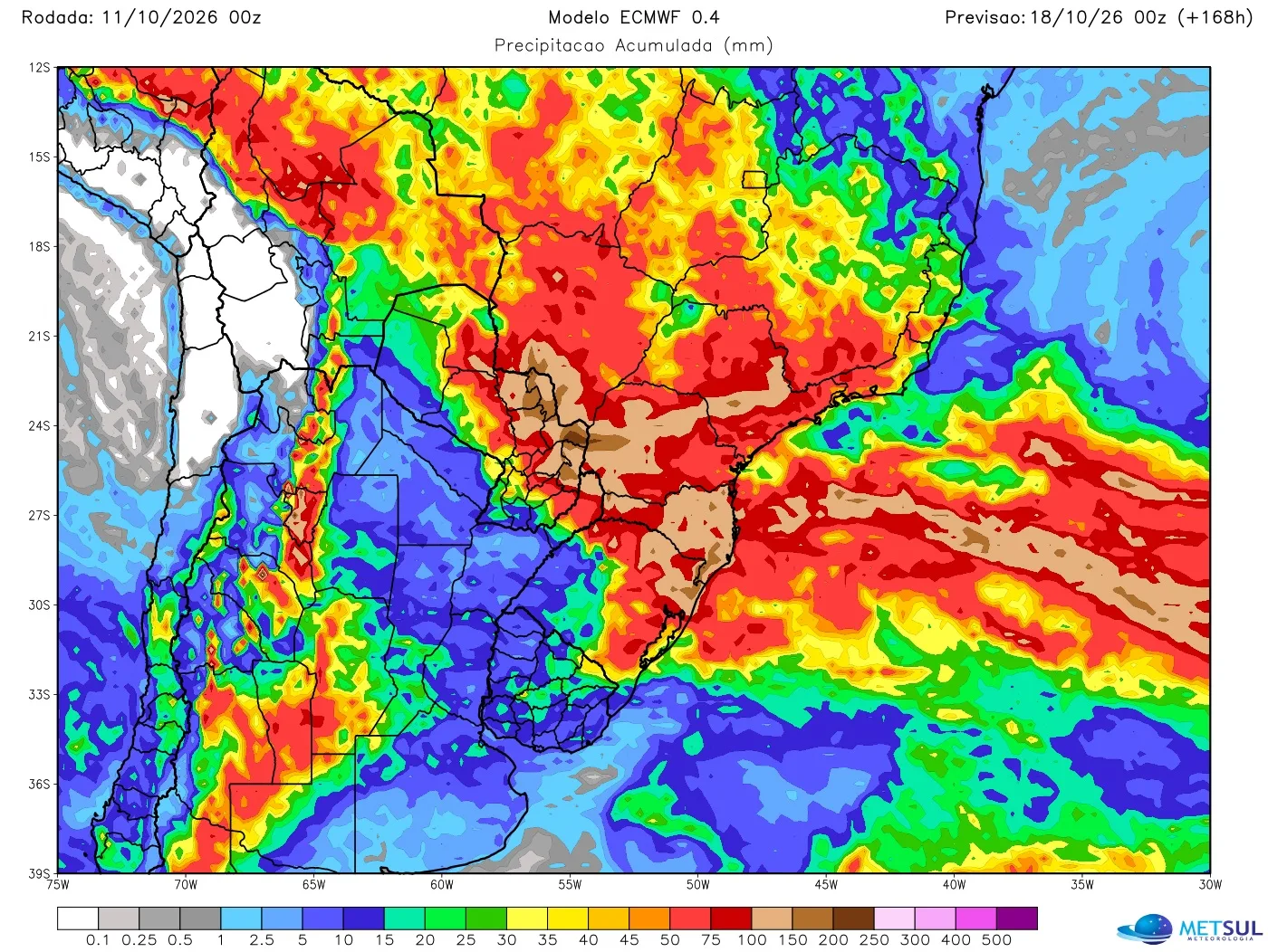 Mapa de chuva