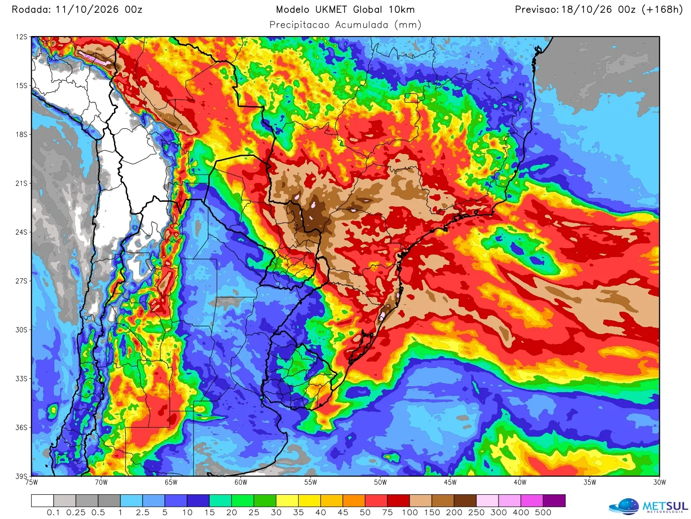 Mapa de chuva