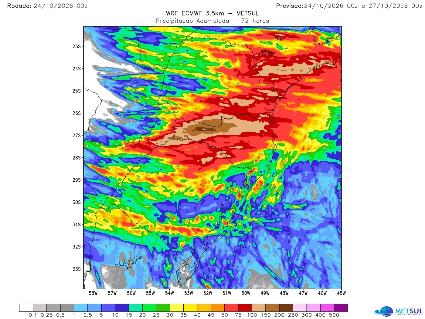 Mapa de chuva 