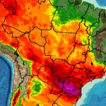 Previsão do tempo: tendência de chuva para dez dias no Brasil
