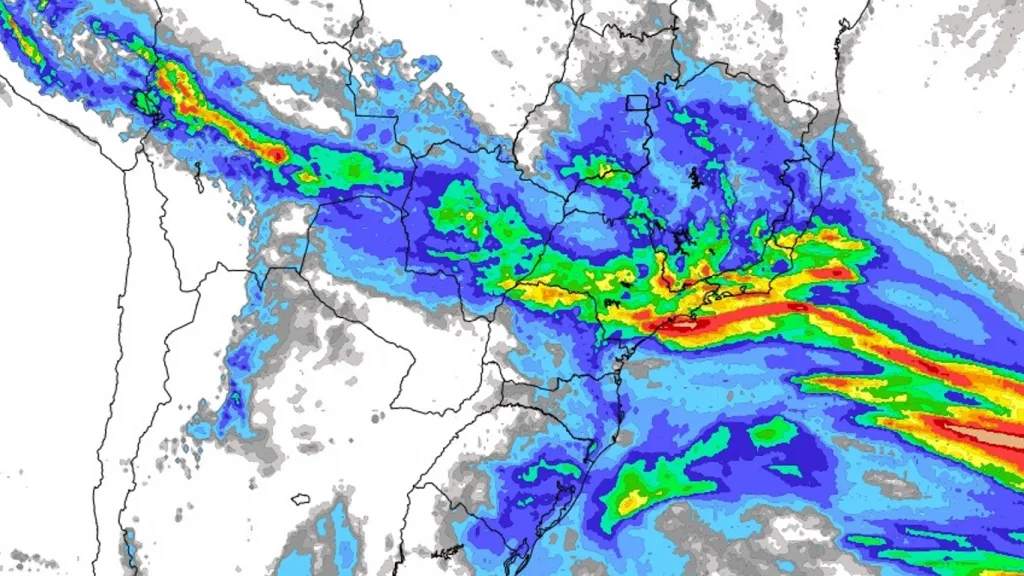 Domingo terá chuva forte nos maiores colégios eleitorais do Brasil