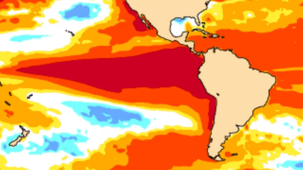 Nova projeção prolonga o El Niño com grande intensidade em 2027