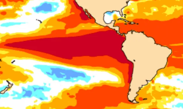 Nova projeção prolonga o El Niño com grande intensidade em 2027
