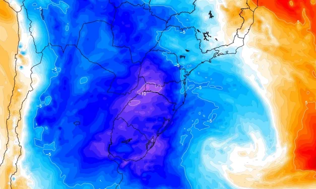 Ciclone vai impulsionar massa de ar frio para vários estados com geada
