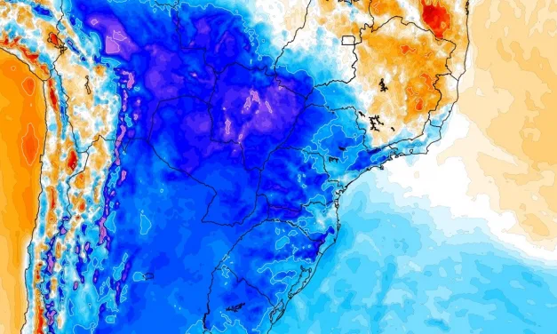 Massa de ar frio tardia trará geada e temperatura perto de 0ºC
