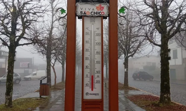 Frio de inverno à tarde em pleno fim de outubro