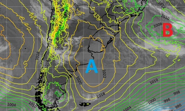 Grande centro de alta pressão prolonga o frio no fim de outubro