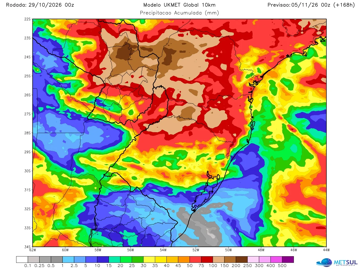 Mapa de chuva 
