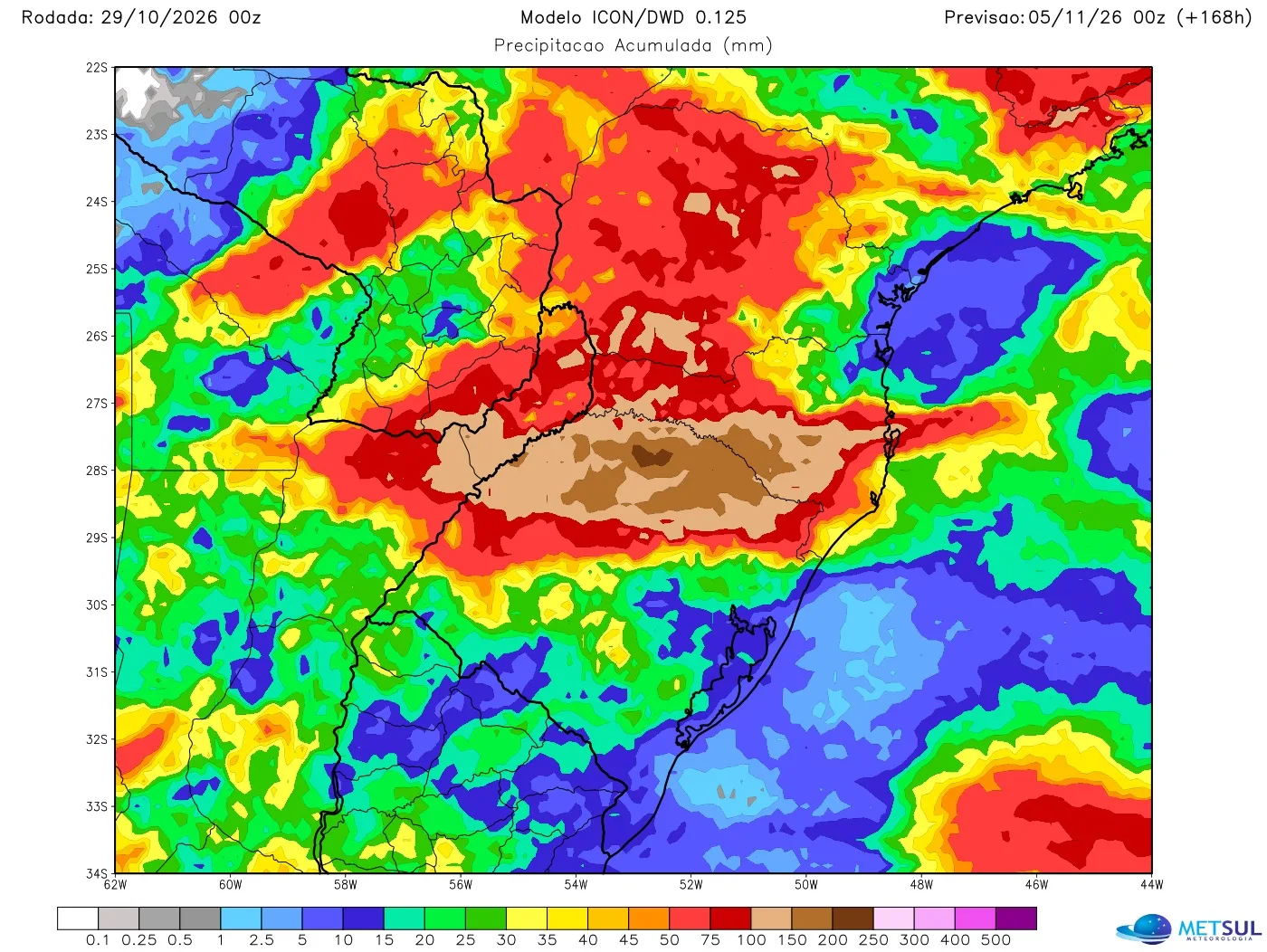 Mapa de chuva 