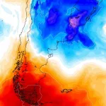 Tempo virado na América do Sul: quente na Patagônia e frio no Brasil