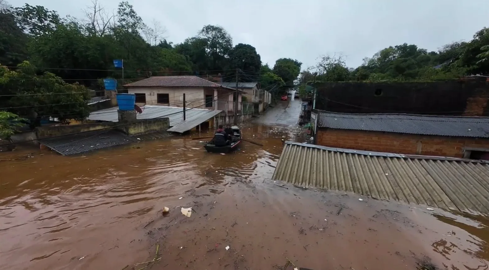 Enchente em Ciudad del Este 